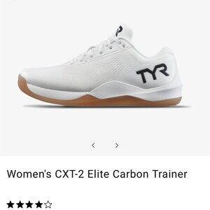 TYR Women's White and Black Athletic Trainers